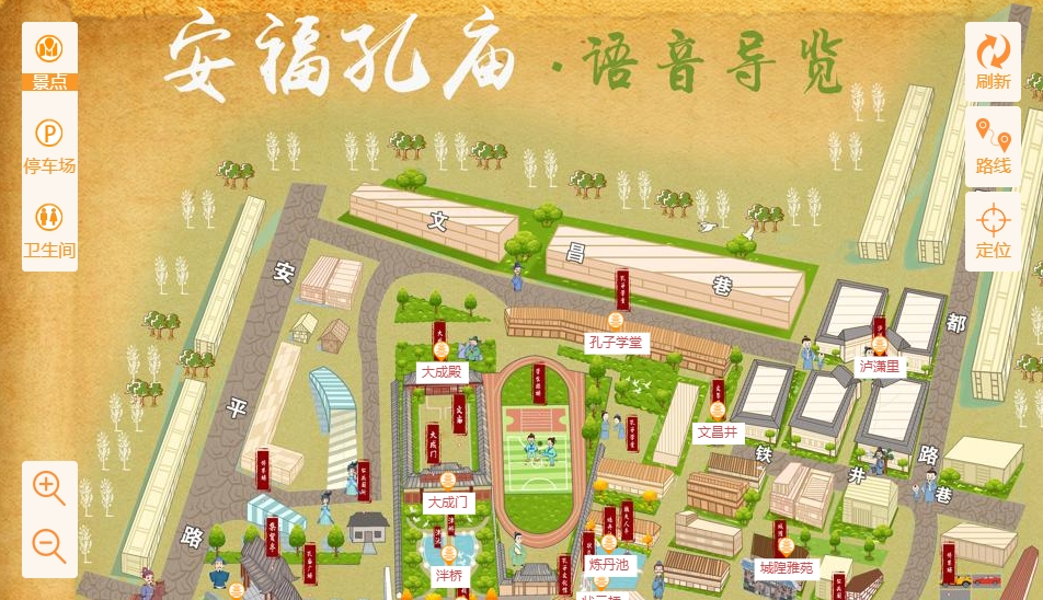 嘉陵手绘地图：智慧景区智能化服务的延伸